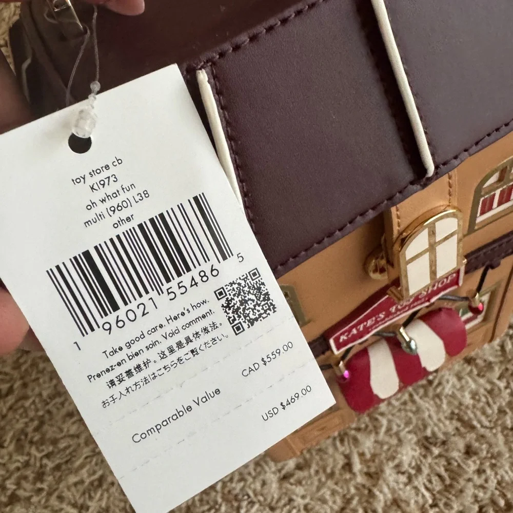 NWT- Kate Spade Oh What Fun 3D Toy Store Crossbody Handbag - Picture 9 of 10